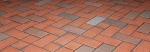 Тротуарная клинкерная брусчатка Керамейя, Магма Гранит(красный), 200*100*45 мм