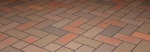 Тротуарная клинкерная брусчатка Керамейя, Магма Топаз(коричнево-красный), 200*100*45 мм