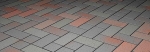 Тротуарная клинкерная брусчатка Керамейя, Магма Диабаз(серо-красный), 200*100*45 мм