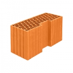 Porotherm 44R. Керамический доборный блок предназначен для облегчения кладочных работ при возведении стен из блоков Porotherm 44.